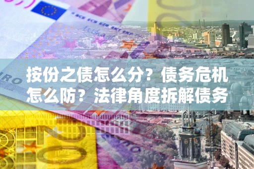 济南按份之债怎么分？债务危机怎么防？法律角度拆解债务分配与风险自保指南