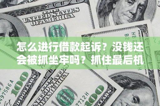 济南怎么进行借款起诉？没钱还会被抓坐牢吗？抓住最后机会！