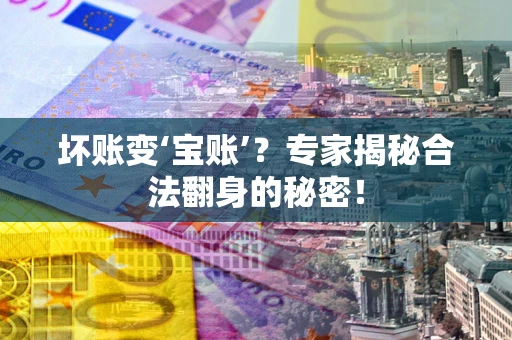 济南坏账变‘宝账’？专家揭秘合法翻身的秘密！