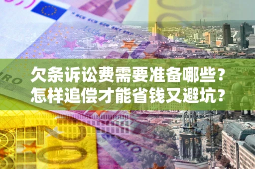 济南欠条诉讼费需要准备哪些？怎样追偿才能省钱又避坑？
