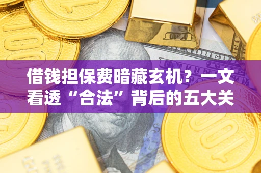济南借钱担保费暗藏玄机？一文看透“合法”背后的五大关键陷阱