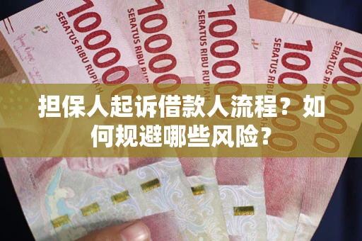 济南担保人起诉借款人流程？如何规避哪些风险？