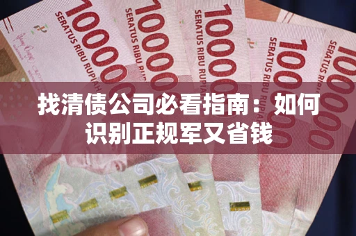 济南找清债公司必看指南：如何识别正规军又省钱